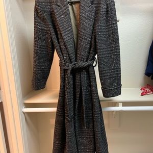 Men’s 100% wool winter overcoat